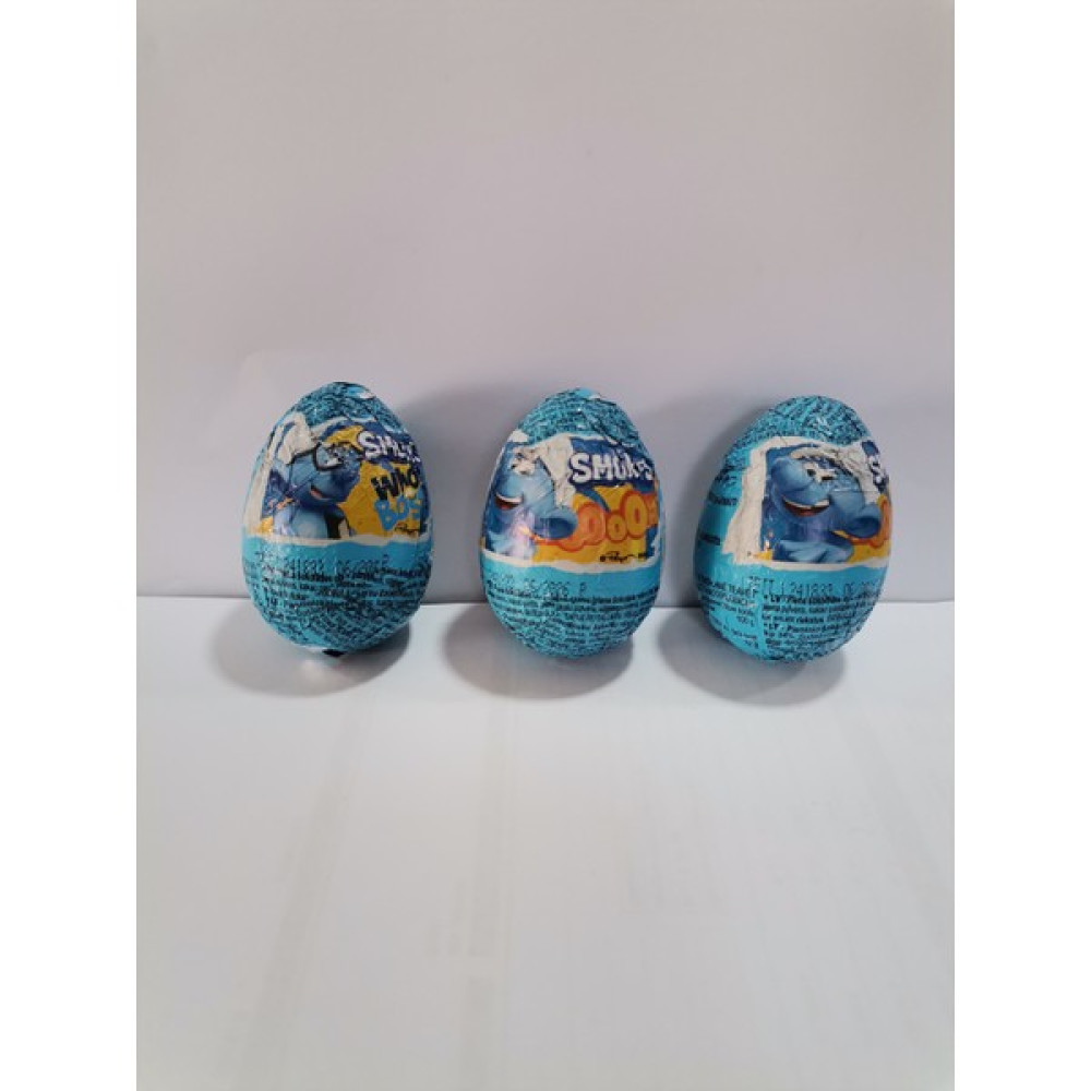 Zaini Smurfs Şirinler Glutensiz Yumurta Çikolata 3 Adet x 20 gr Çikolata ve Gofret Fiyatı