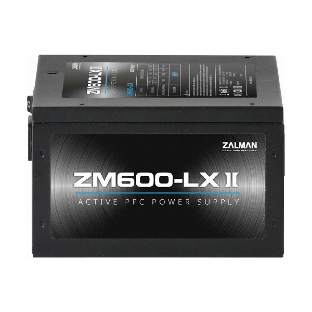 Zalman ZM600-LXII 600W Active 120 mm Fanlı Güç Kaynağı Power Supply Fiyatı