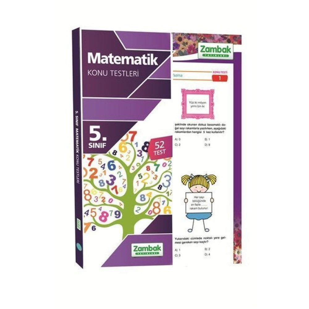 Zambak 5.Sınıf Konu Testi Matematik Yaprak Testler Fiyatı