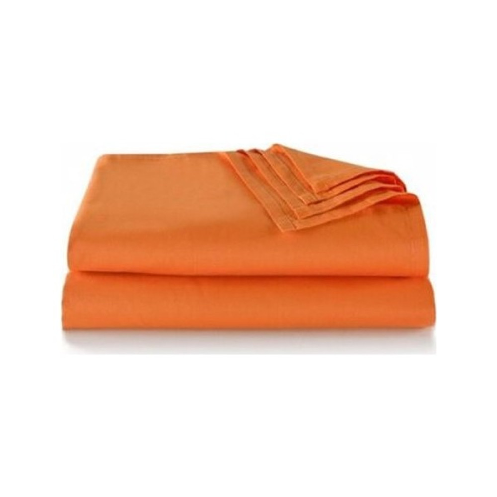 Zambak Home Çift Kişilik 240X260 Turuncu Renk Battal Çarşaf Seti %100 Pamuklu - 240 x 260 cm Çarşaf Fiyatı