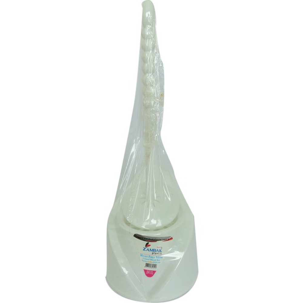 Zambak Plastik Muhafazalı Tuvalet Klozet Fırça Takımı Karışık Renk ZP-152 - Renkli Klozet Fırçası Fiyatı