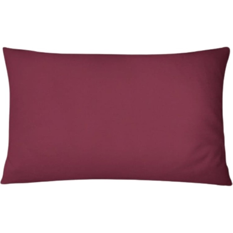 Zambak Tekstil 40 x 60 cm. Yastık Kılıfı 2 Adet %100 Pamuklu - 40 x 60 cm - Bordo Yastık Kılıfı Fiyatı