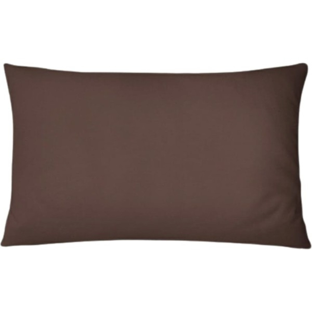Zambak Tekstil 40 x 60 cm. Yastık Kılıfı 2 Adet %100 Pamuklu - 40 x 60 cm - Koyu Kahverengi Yastık Kılıfı Fiyatı