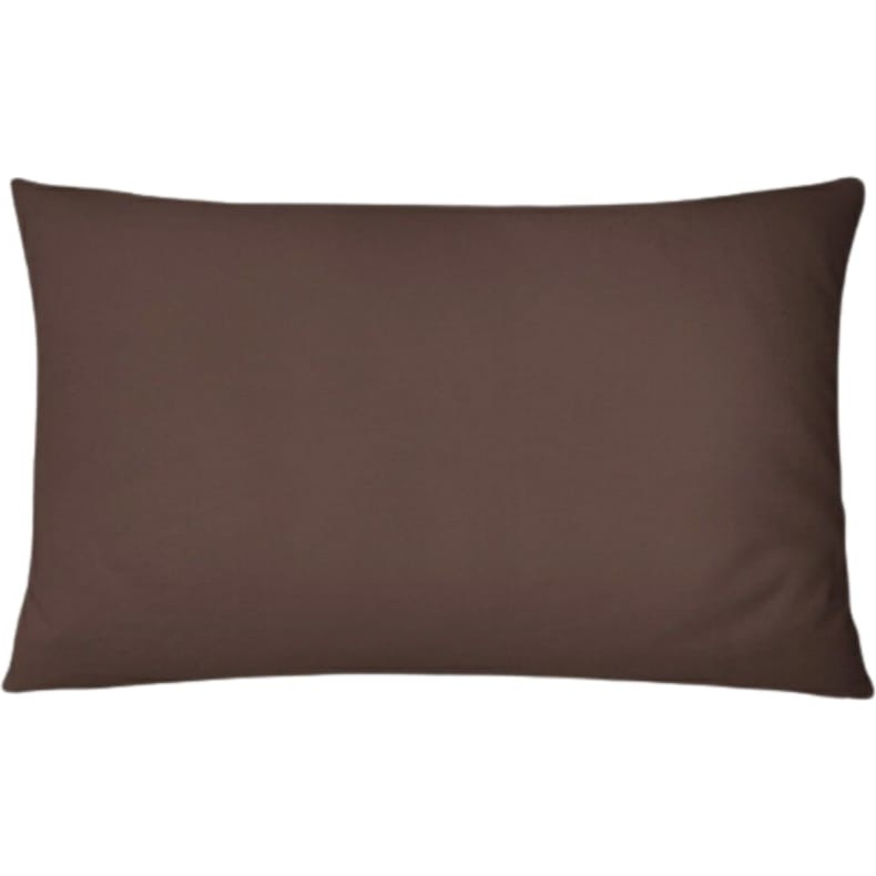 Zambak Tekstil 40 x 60 cm. Yastık Kılıfı 2 Adet %100 Pamuklu - 40 x 60 cm - Koyu Kahverengi Yastık Kılıfı Fiyatı