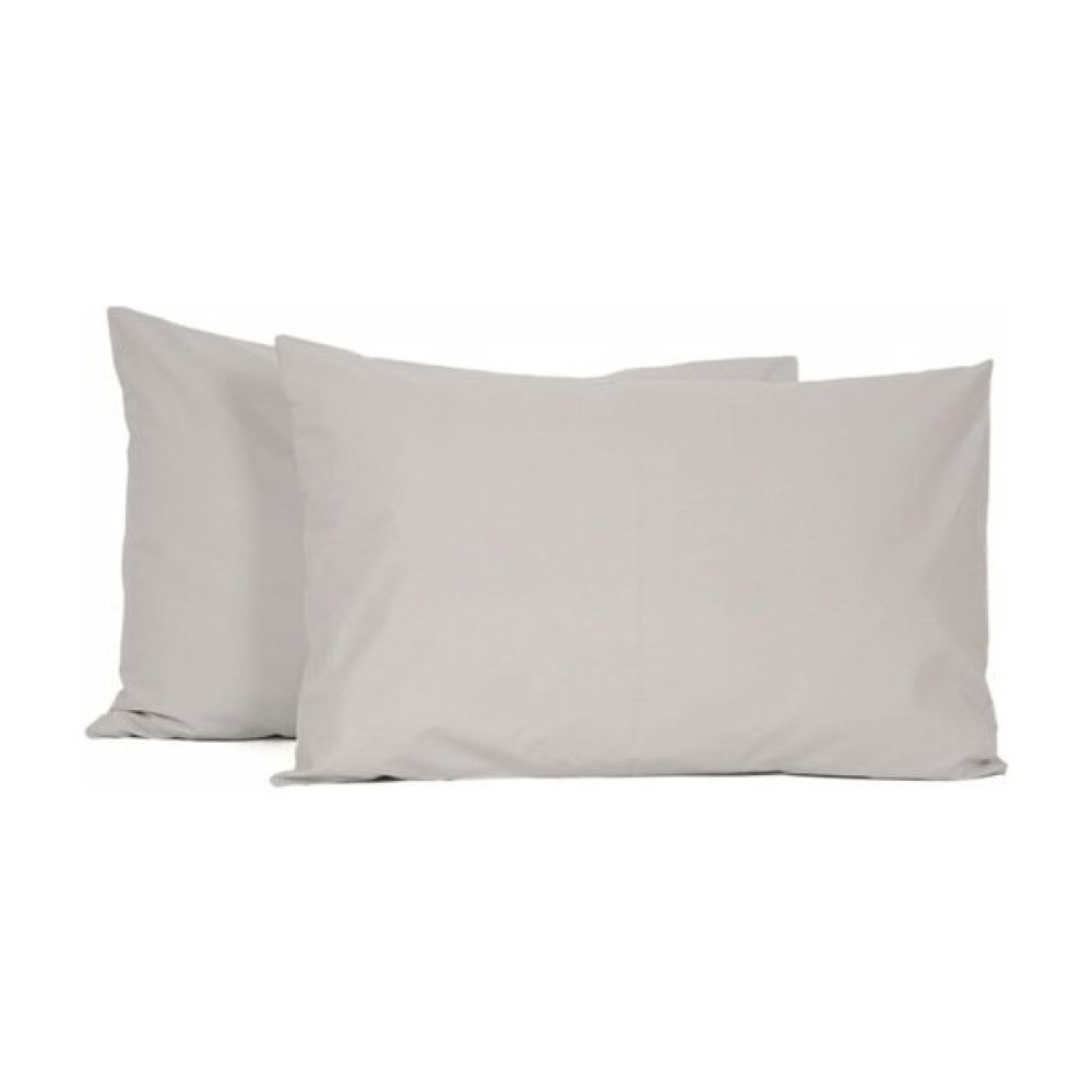Zambak Tekstil 55 x 75 cm Yastık Kılıfı 2 Adet %100 Pamuklu - Açık Gri Yastık Kılıfı Fiyatı