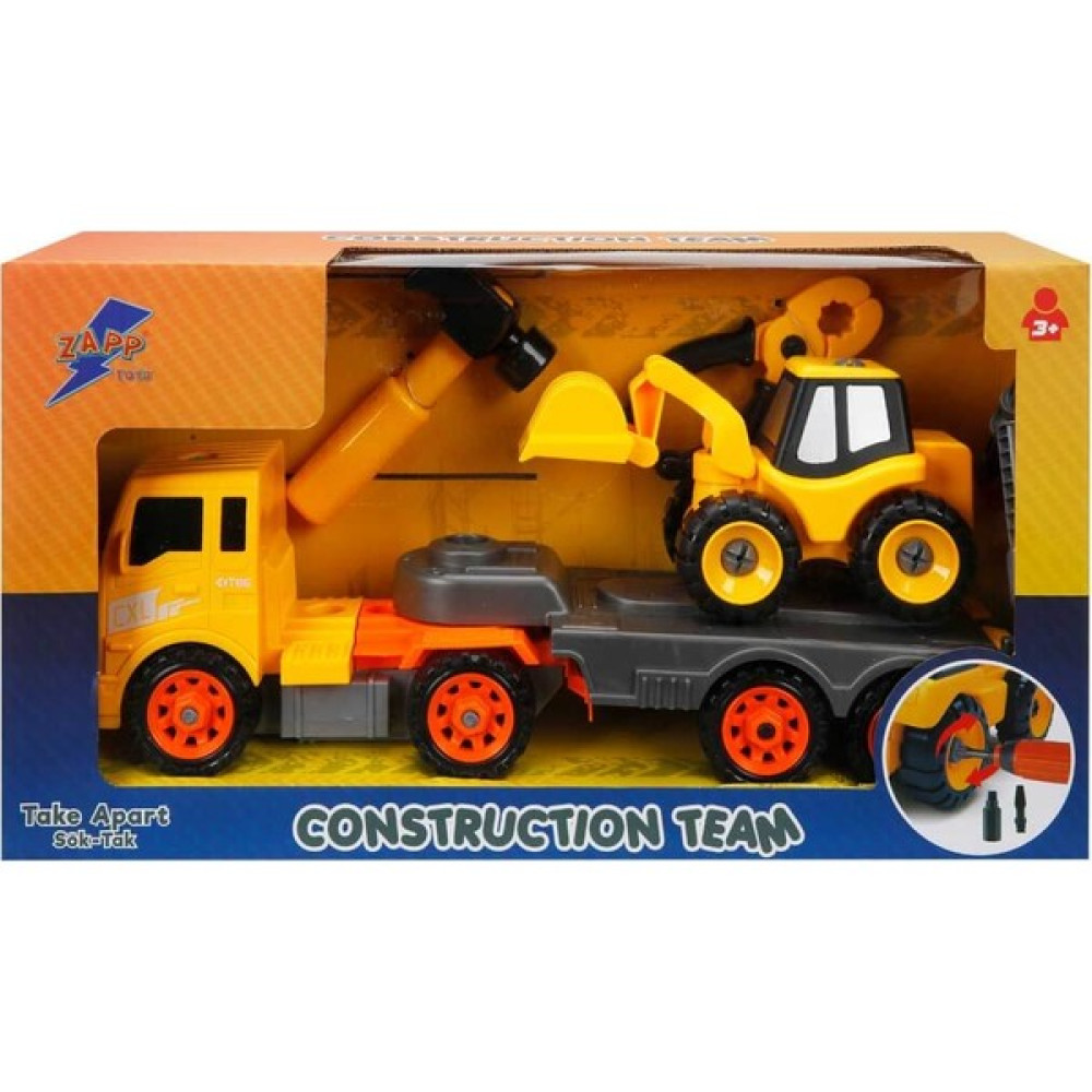 Zapp Toys Sök Tak Inşaat Araçları Oyun Seti - Kepçe Oyuncak Araç Fiyatı