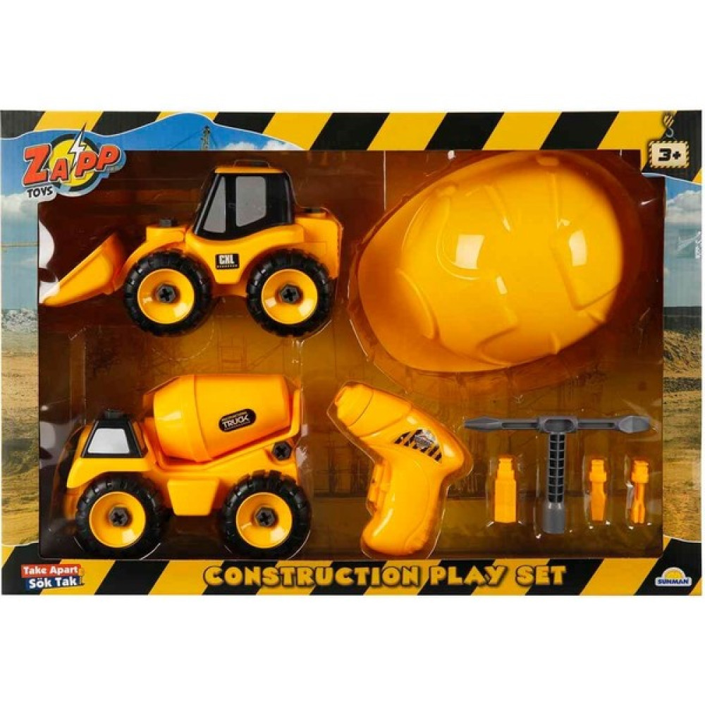 Zapp Toys Sök Tak Inşaat Oyun Seti - 2'li Araçlar Oto Boyaları Fiyatı
