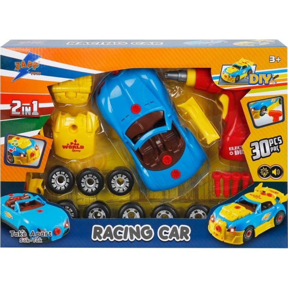 Zapp Toys Sök Tak Sesli ve Işıklı Spor Araba 30 Parça Oyun Seti Fiyatı