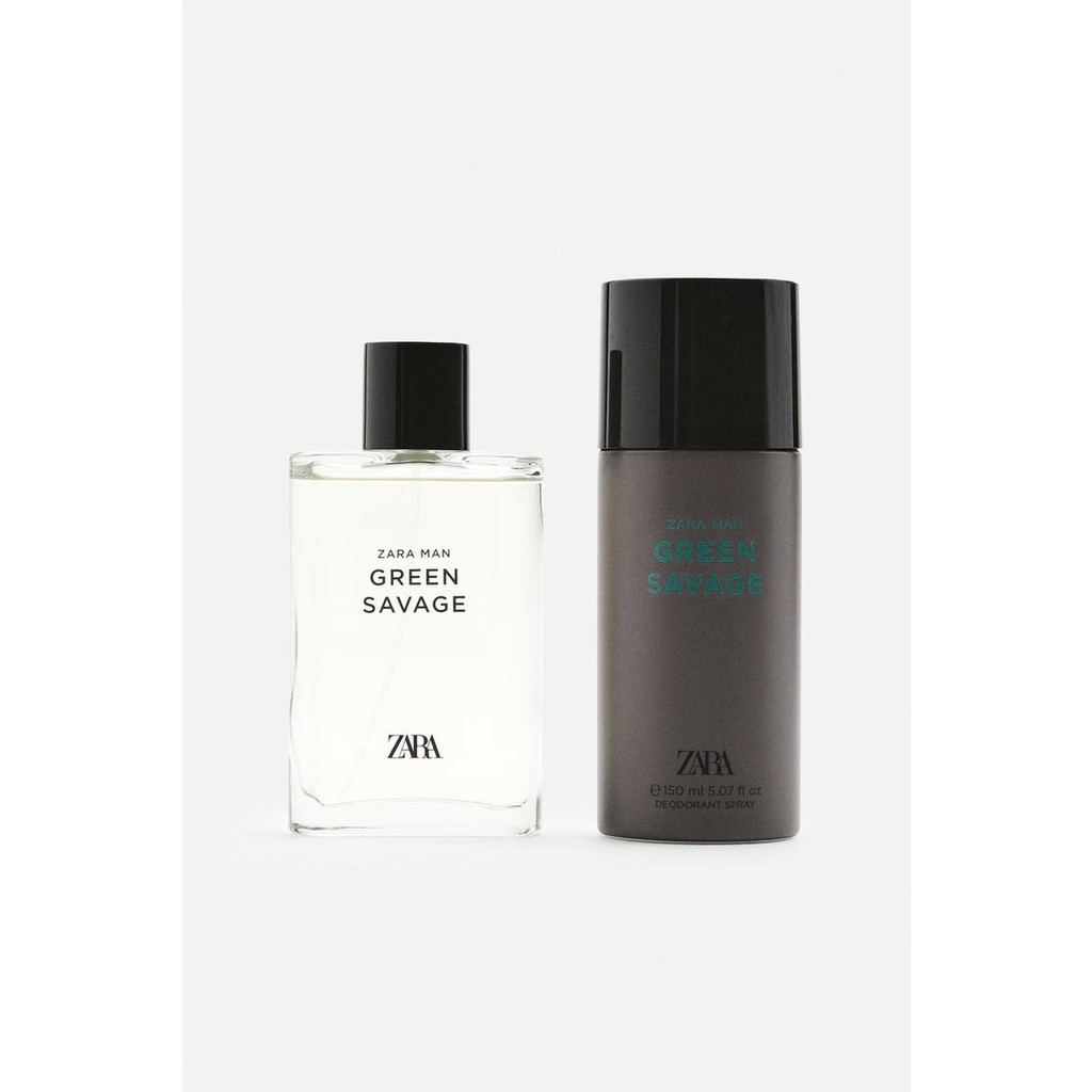 Zara Man Green Savage EDT 90 ml + Deodorant Spray EDC 150 ml Erkek Parfüm Seti Parfümler Fiyatı