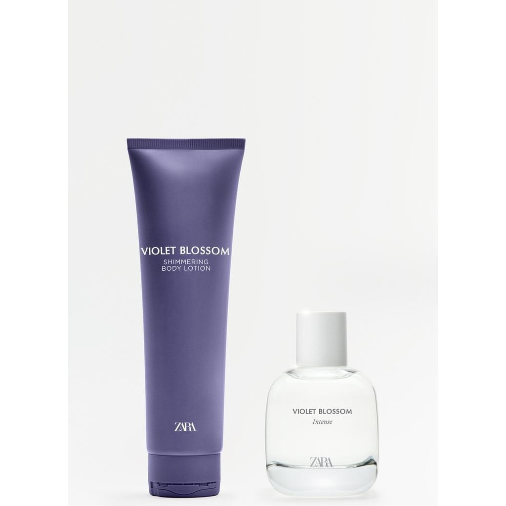 Zara Vıolet Blossom Intense Yılbaşı Edp 90 ml + Işıltılı Krem 150 ml Kadın Parfüm Seti Parfümler Fiyatı