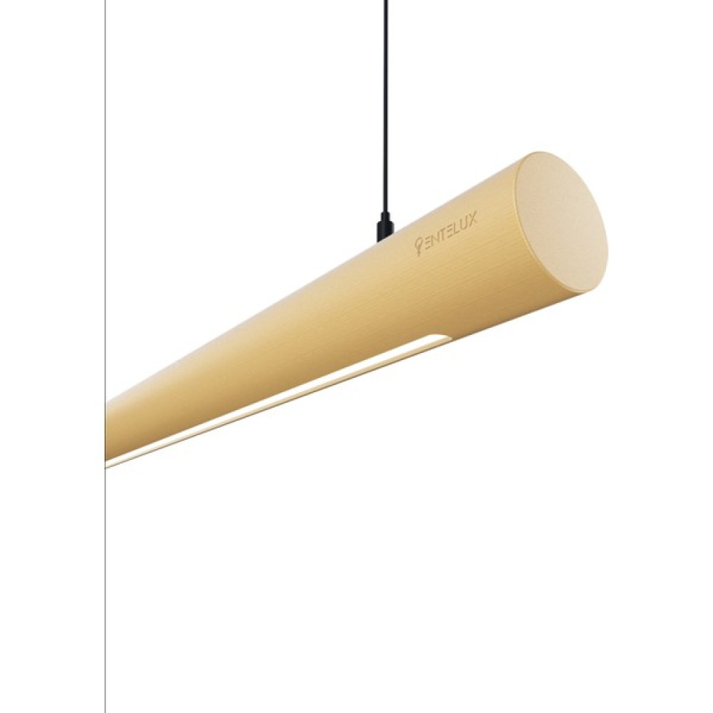 Zarif Ahşap Lineer 110CM Ledli Sarkıt Modern LED Avize, Salon, Mutfak, Masa Üstü Avize Avize Fiyatı