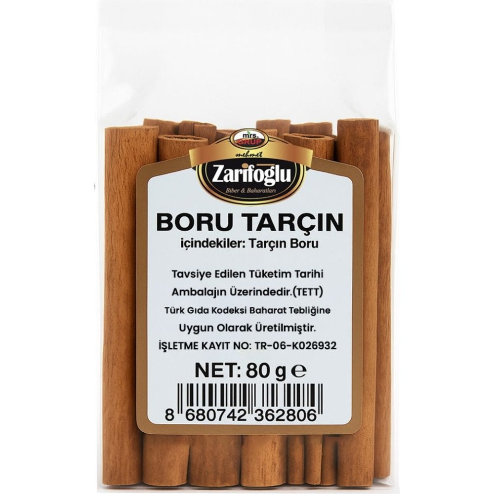 Zarifoğlu Baharat Tarçın Boru 80 gr Tuz, Şeker, Baharat Fiyatı