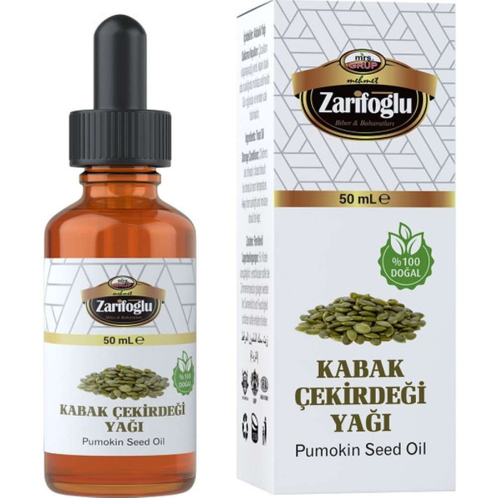 Zarifoğlu Kabak Çekirdeği Yağı 50 ml Bitkisel Yağlar Fiyatı