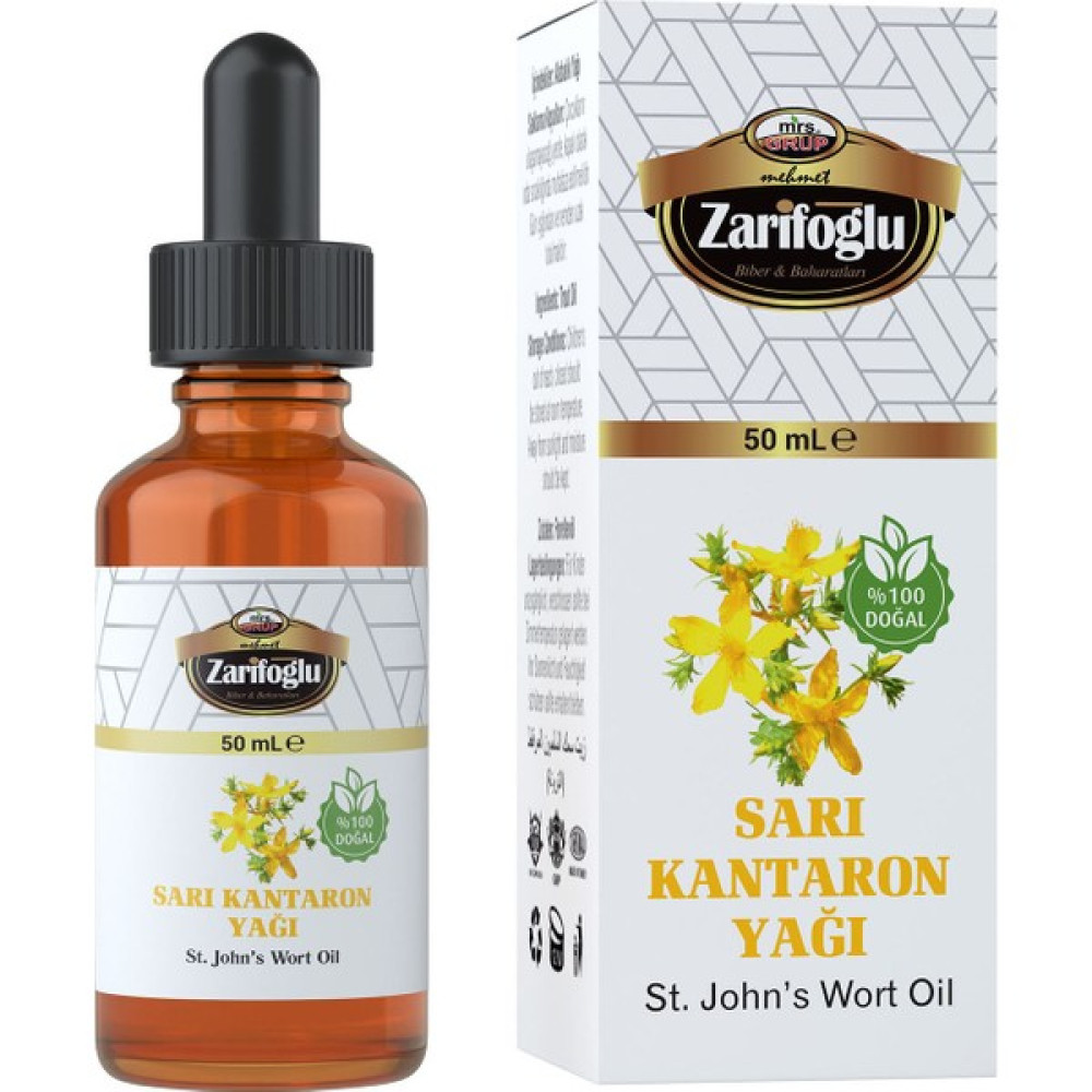 Zarifoğlu Sarı Kantaron Yağı 50 ml Bitkisel Yağlar Fiyatı
