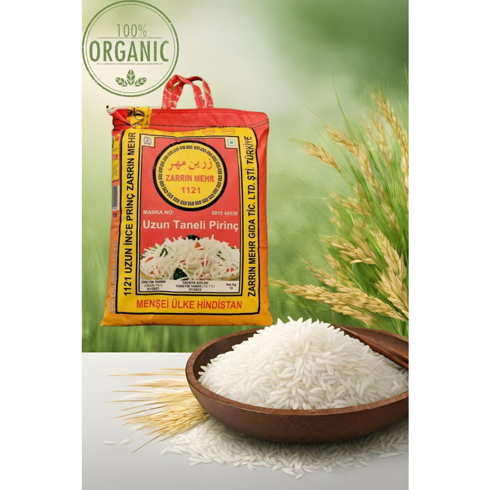 Zarrin Mehr 5 kg 1121 Basmatı Pirinç Bakliyat Fiyatı