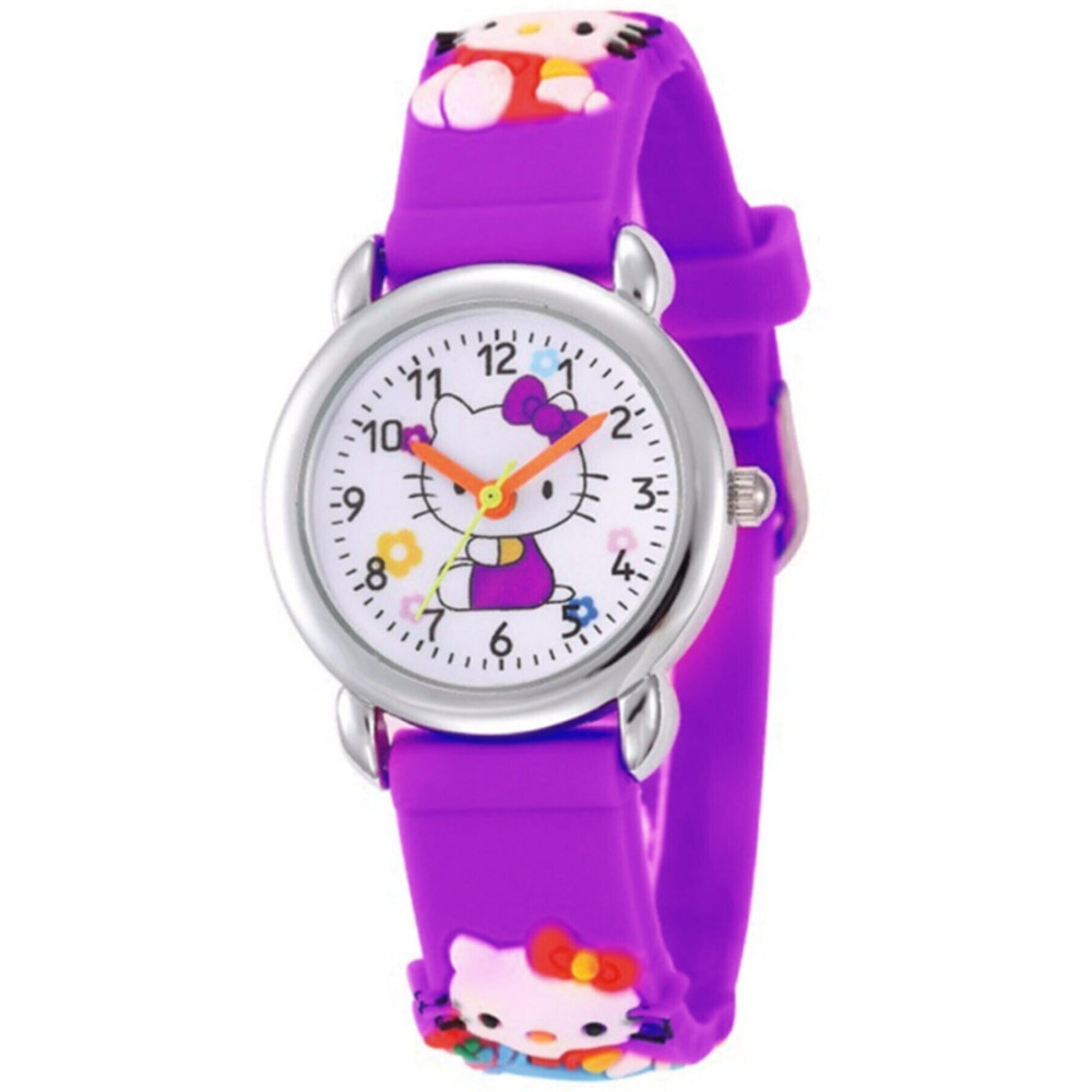 ZAVİRA Çocuk Kol Saati Silikon Kordon Kız Çocuk Hello Kitty Saat Fiyatı