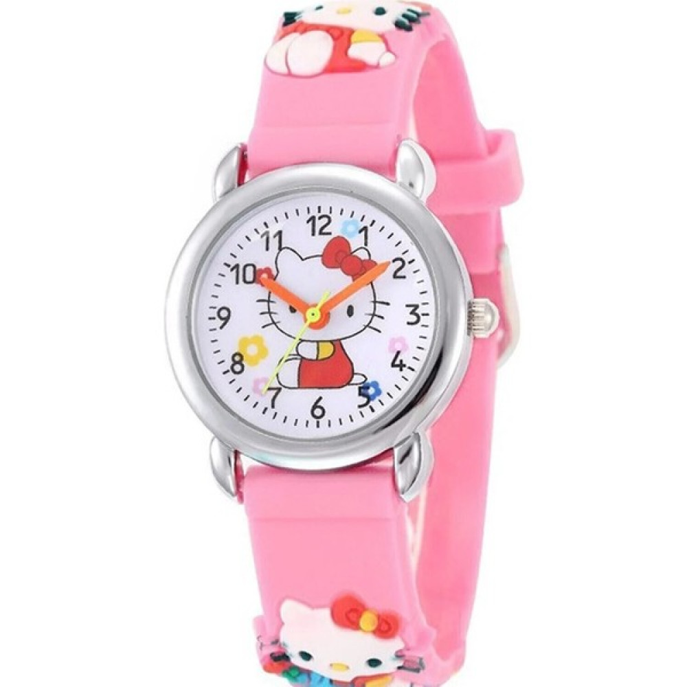 Zavira Hello Kitty Çocuk Kol Saati Silikon Kordon Pembe - Açık Pembe Kol Saatleri Fiyatı