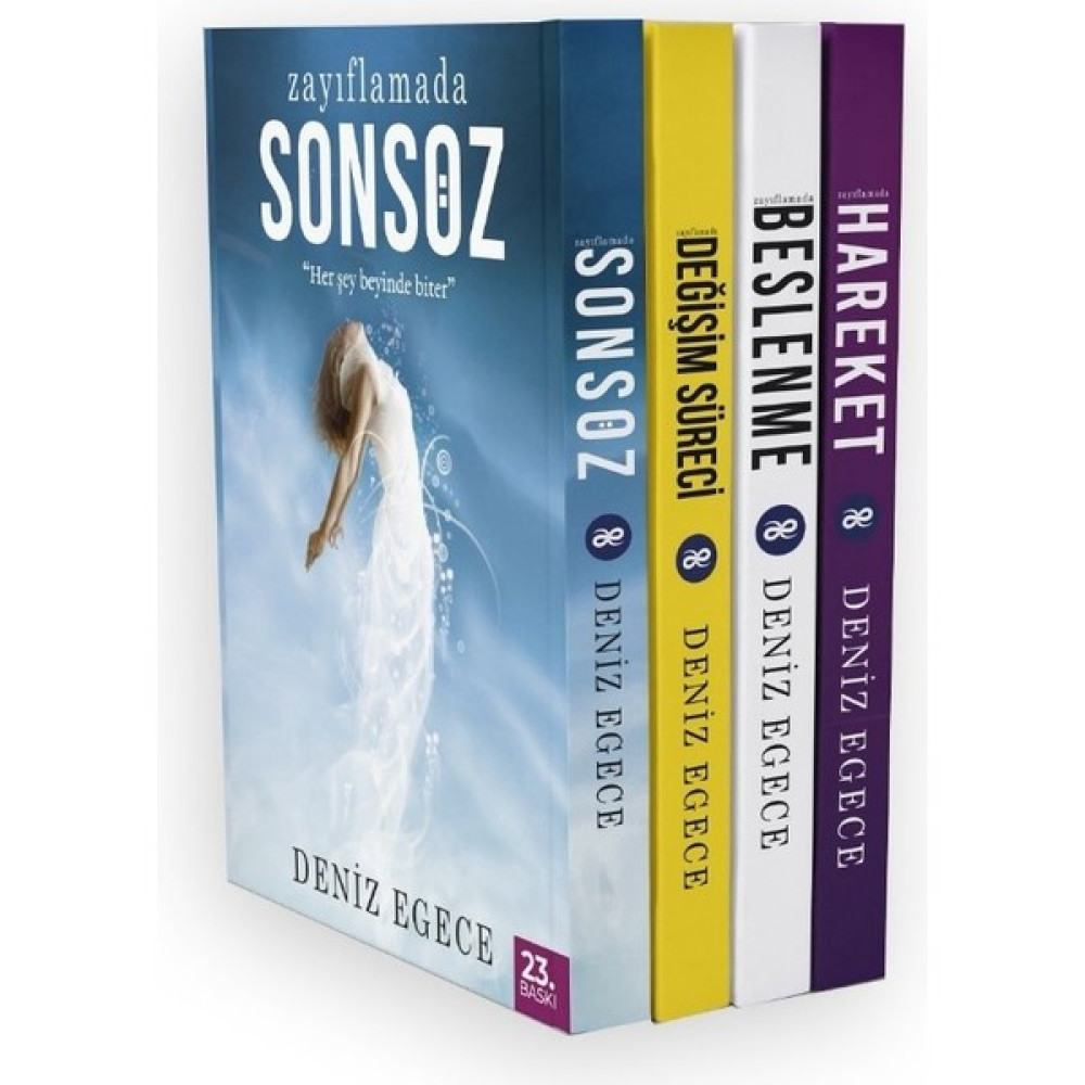 Zayıflama ve Sağlık Seti 4 Kitap - Deniz Egece Sağlık Beslenme Kitapları Fiyatı