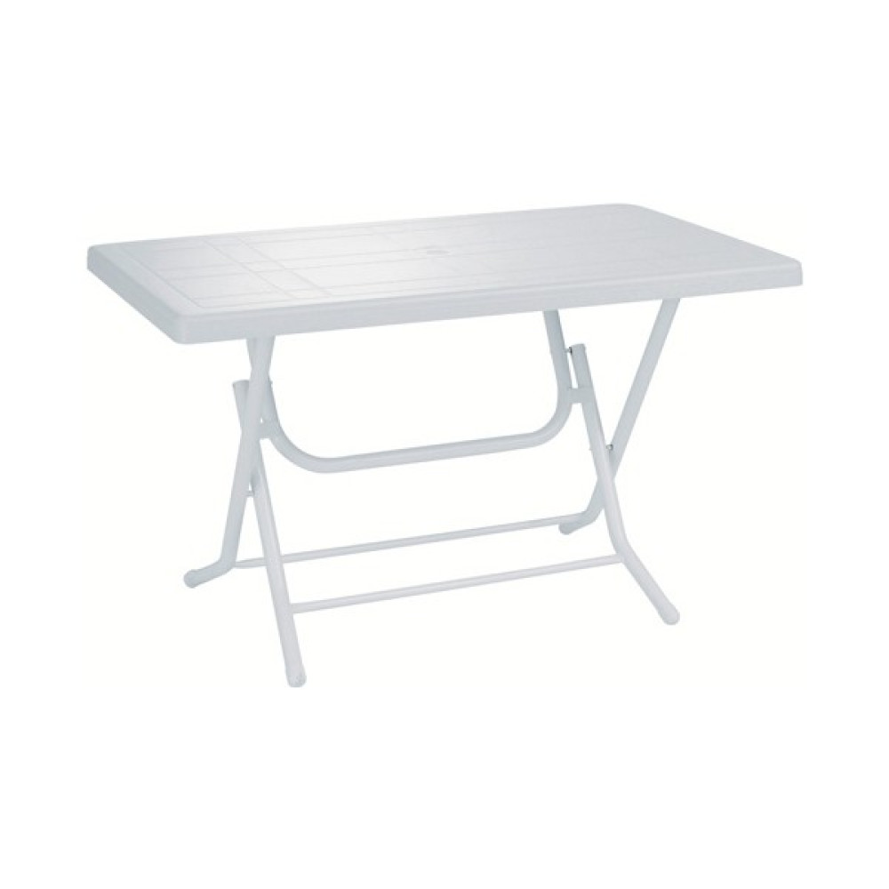 Zayrok Seta Plastik Katlanır Bahçe Masa Beyaz 70X120 cm Metal Ayak Bahçe Mobilyası Takımı Fiyatı