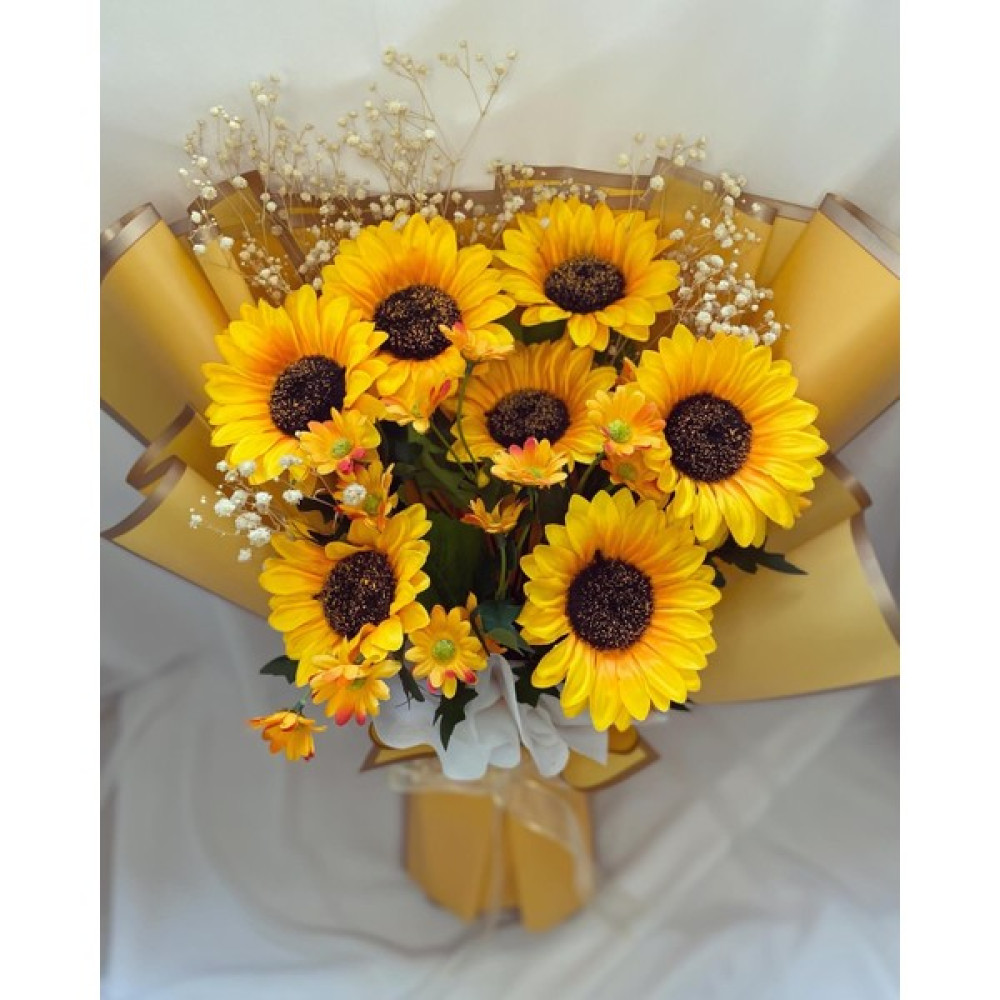 Zb Flowers Ayçiçeği Buketi,papatya Çiçek Buketi,sevgiliye Hediye,doğum Günü ,isteme Çiçeği,yapay Çiçek,ayçiçeği Ev & Dekorasyon Aksesuarları Fiyatı