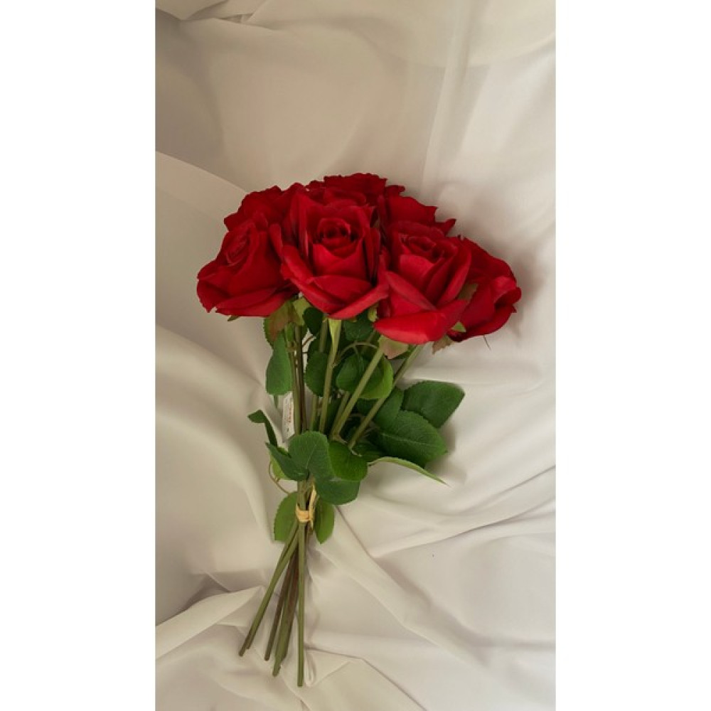 Zb Flowers Gerçek Gibi Görünem Kırmızı Gül Yapay Çiçek Vazo Çiçeği Masa Çiçeği Ev & Dekorasyon Aksesuarları Fiyatı