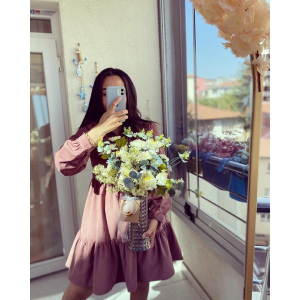 Zb Flowers Vazoda Gelincik Çiçek ve Yosun Arajman Yaprak,ofis Çiçeği,anneye Hediye,masa Çiçeği Ev & Dekorasyon Aksesuarları Fiyatı