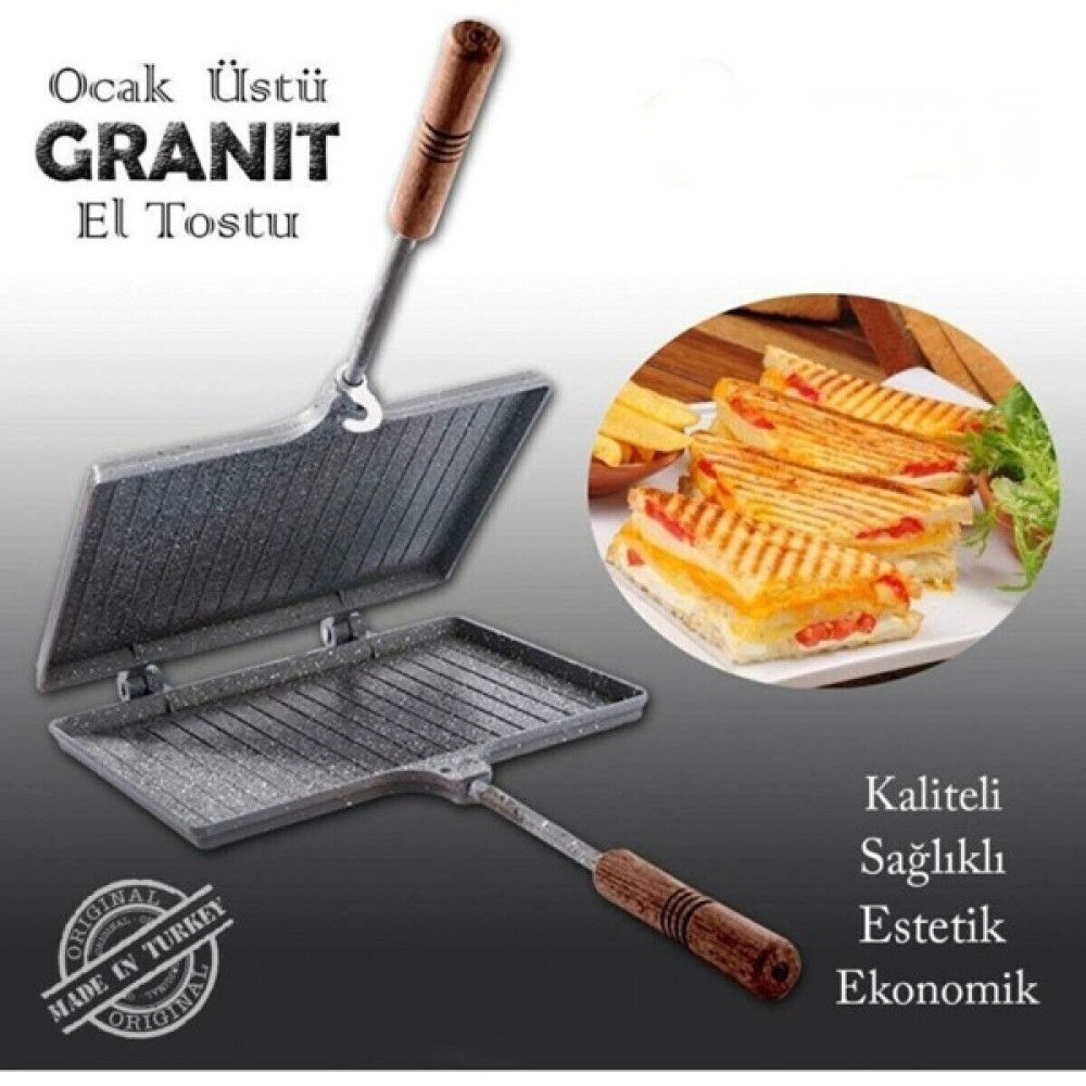 ZBAHOME Iç Dış Granit Ocak Üstü Tost Makinesi Tavalar Fiyatı