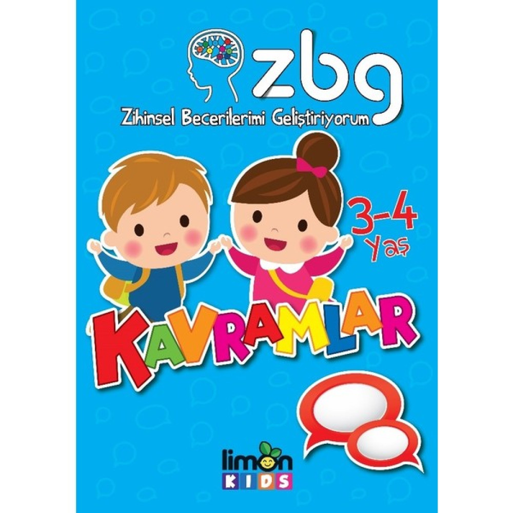 ZBG Zihinsel Becerilerimi Geliştiriyorum: Kavramlar (3-4 Yaş) Zihinsel Gelişim Kitapları Fiyatı