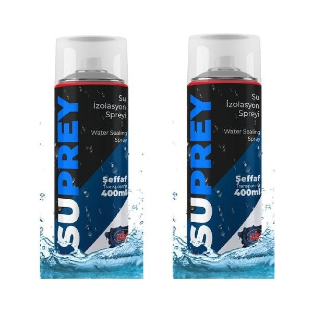 Zbs 1+1pkt. Suprey Sızdırmazlık Su Izolasyon Spreyi Şeffaf 800ml Dış Cephe Yalıtım Malzemeleri Fiyatı