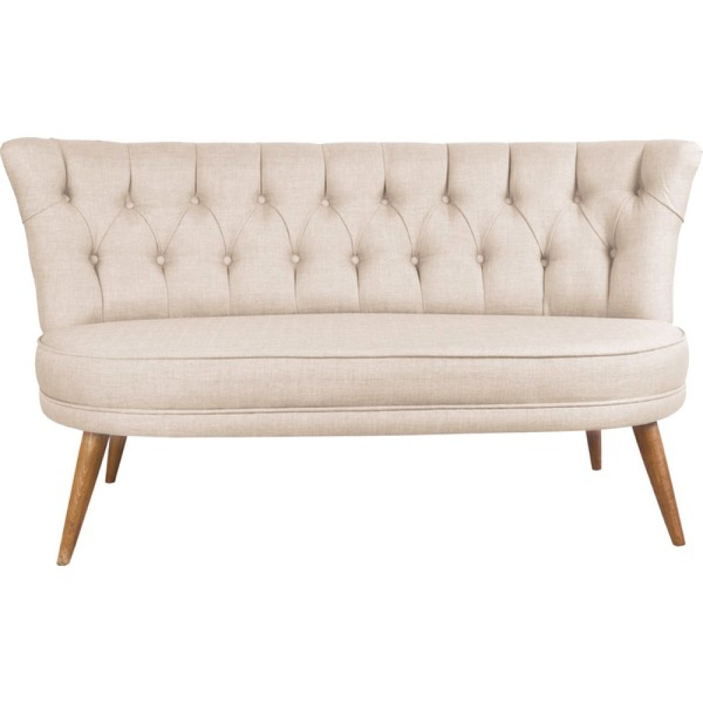 Ze10 Design Richland Loveseat Ikili Kanape Krem Tekli Koltuk & Berjer Fiyatı