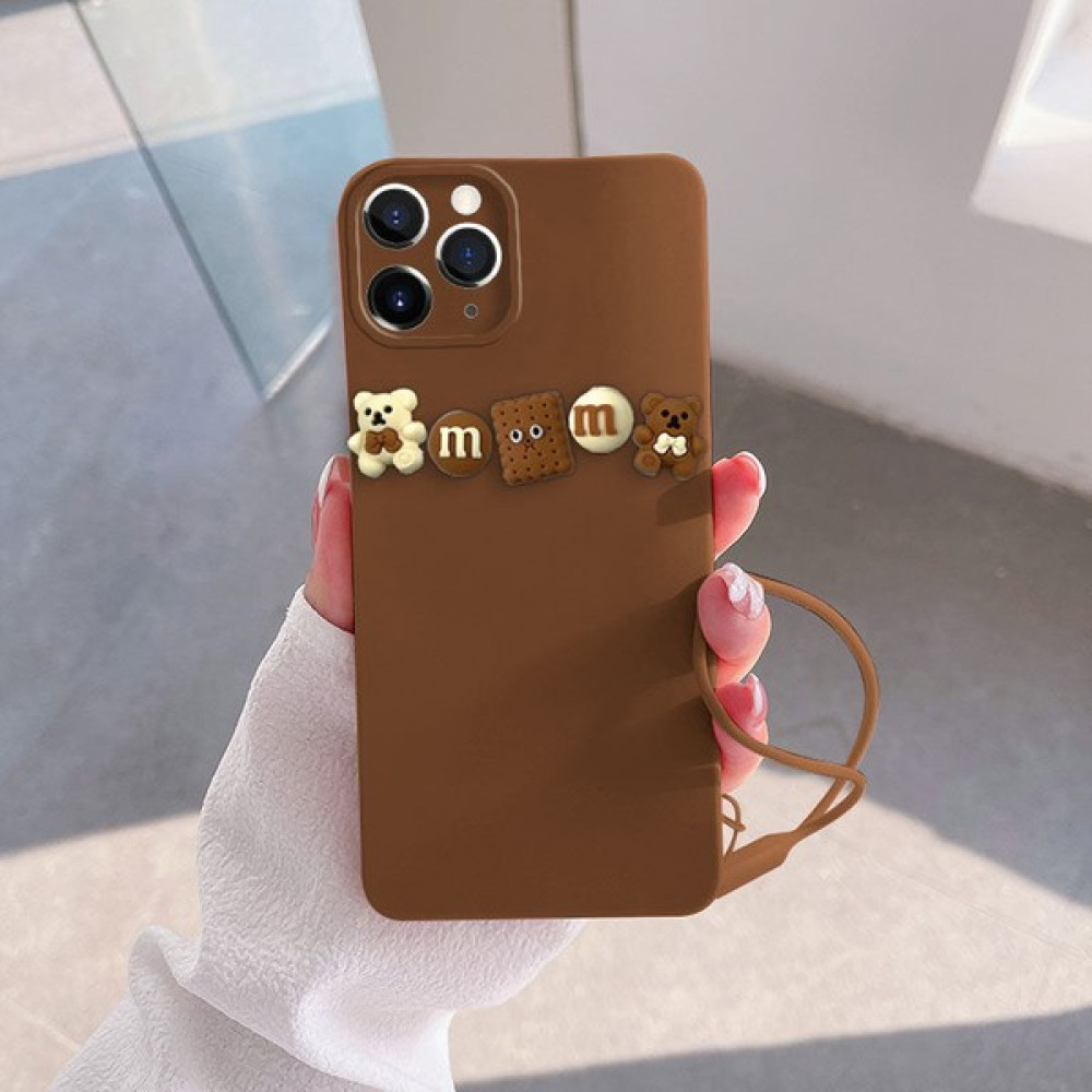 Zebana Apple iPhone 11 Pro Max Uyumlu Kılıf Love Bear Silikon Kılıf Kahverengi Cep Telefonu Kılıfı Fiyatı