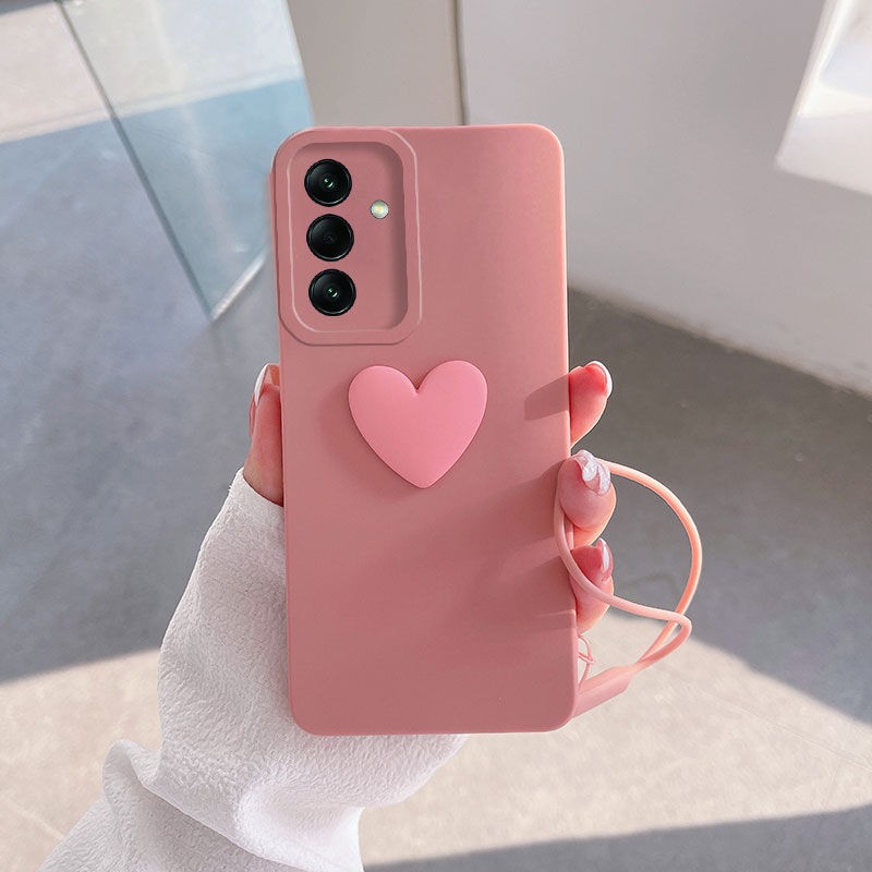 Zebana Samsung Galaxy A25 5g Uyumlu Kılıf Kalpli Love Silikon Kılıf Pembe Cep Telefonu Kılıfı Fiyatı