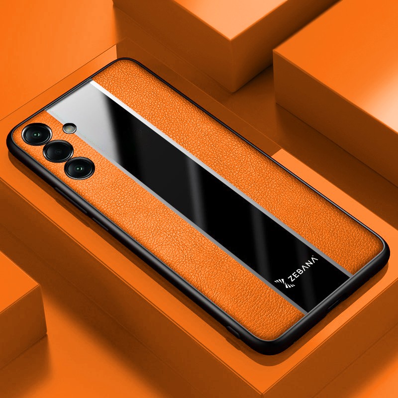 Zebana Samsung Galaxy A25 5g Uyumlu Kılıf Premium Deri Kılıf Turuncu Cep Telefonu Kılıfı Fiyatı