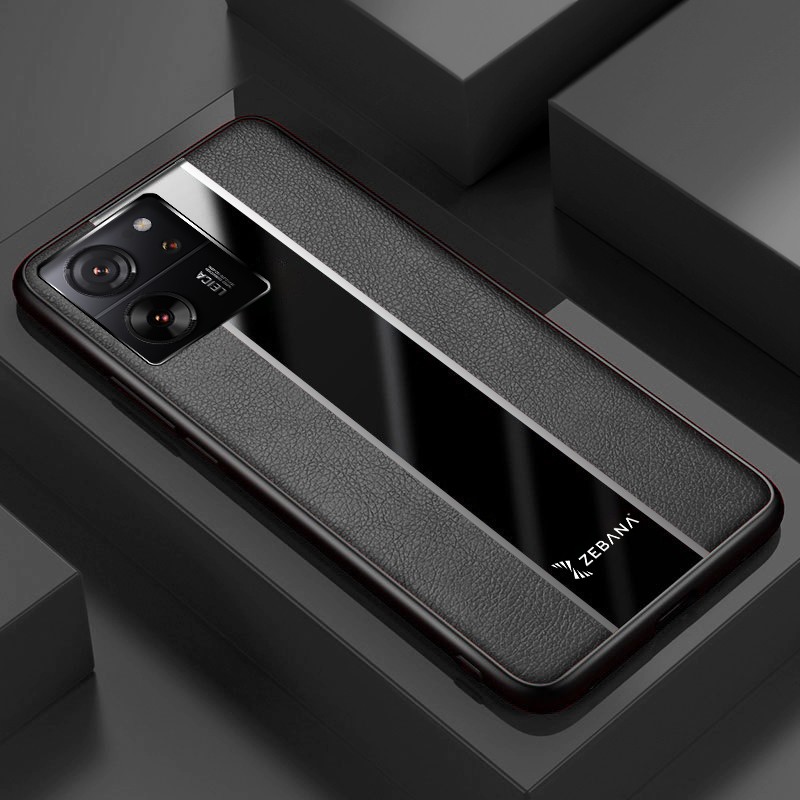 Zebana Xiaomi Mi 13T Pro Uyumlu Kılıf Zebana Premium Deri Kılıf Siyah - Xiaomi 13T Pro Cep Telefonu Kılıfı Fiyatı