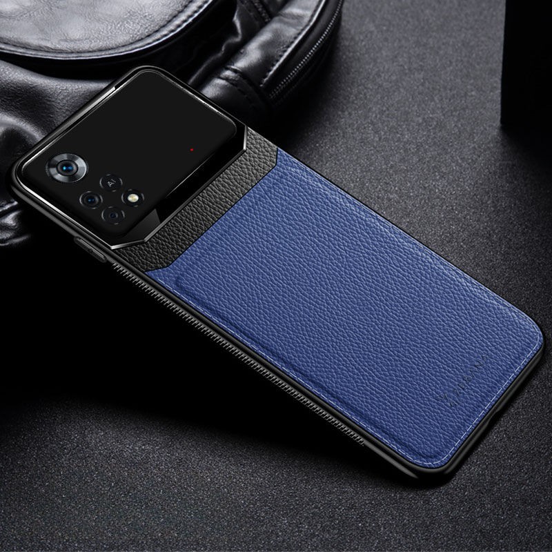 Zebana Xiaomi Poco X4 Pro 5g Kılıf Zebana Lens Deri Kılıf Lacivert Cep Telefonu Kılıfı Fiyatı