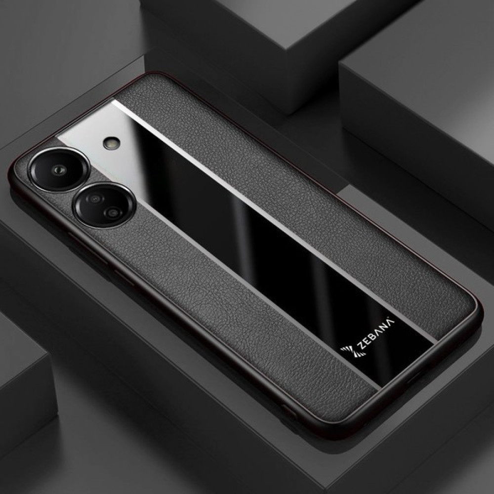 Zebana Xiaomi Redmi 13C Uyumlu Kılıf Premium Deri Kılıf Siyah Cep Telefonu Kılıfı Fiyatı
