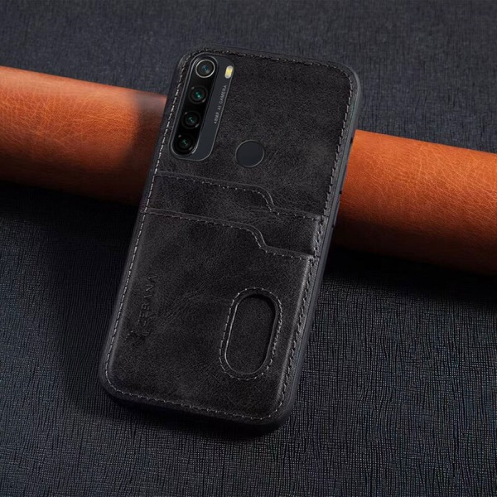Zebana Xiaomi Redmi Note 8 Kılıf Zebana Kartlıklı Lüx Deri Kılıf Siyah Cep Telefonu Kılıfı Fiyatı