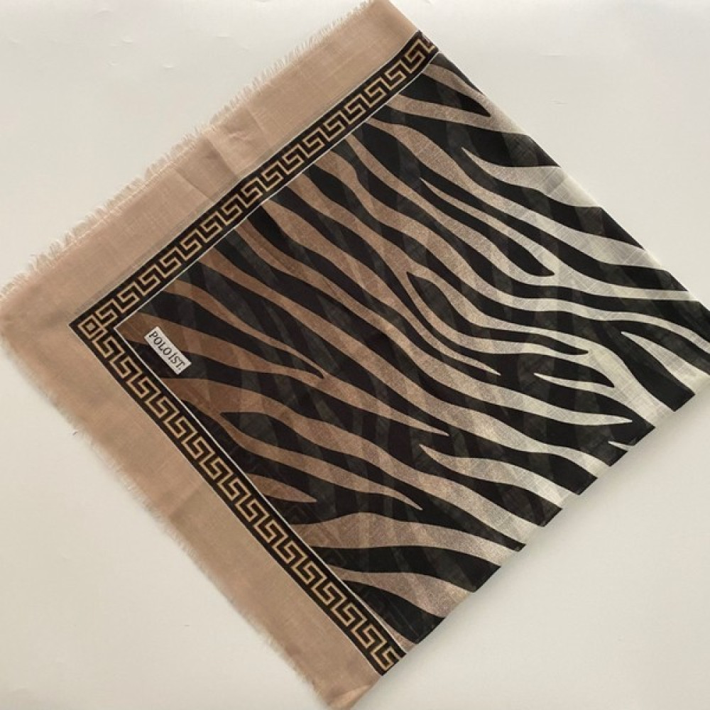 Zebra Desen Ince Tülbent Yazma Eşarp Fiyatı