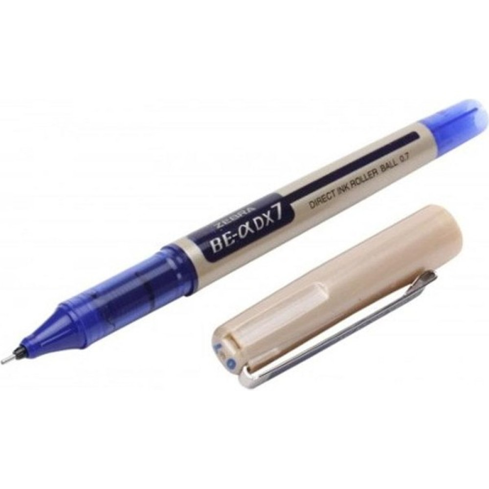 Zebra Dx7 Iğne Uçlu Roller Kalem 0.7 mm Mavi - Siyah Jel Mürekkepli (Roller) Kalem Fiyatı