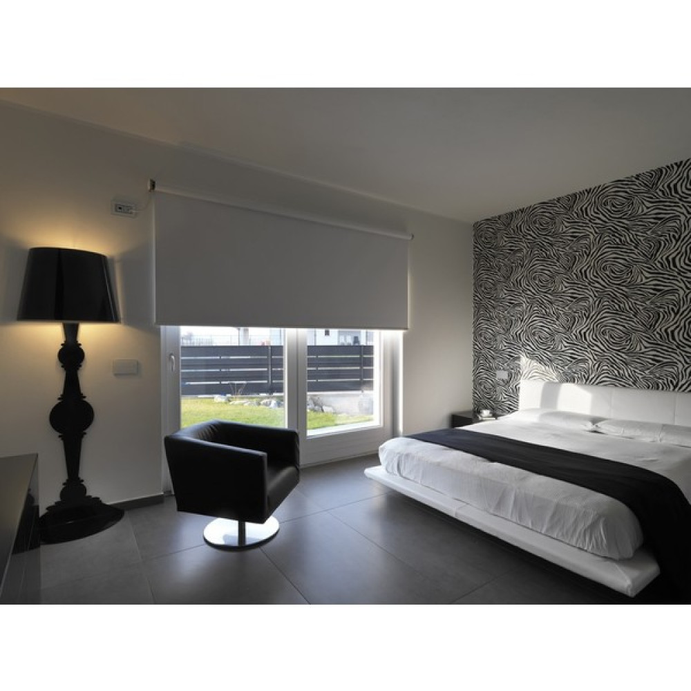Zebraevim Beyaz Blackout Karartma Stor Perde - 80 x 200 cm - Renkli Stor Perde Fiyatı