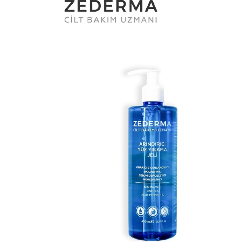 Zederma Arındırıcı Yüz Yıkama Jeli 400 Ml. Yağlı / Akne Eğilimli & Hassas Ciltler Için Cilt Temizleme ve Peeling Fiyatı