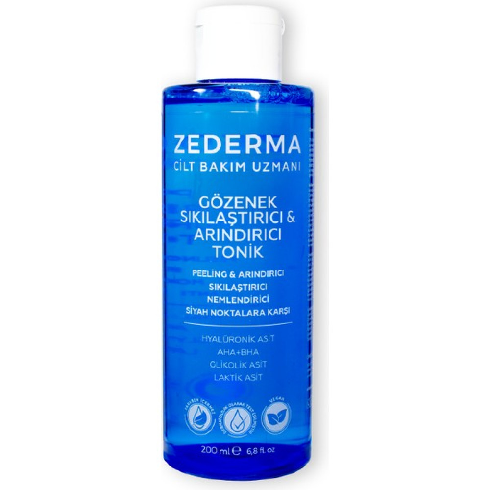 Zederma Gözenek Sıkılaştırıcı Tonik & Peeling & Nemlendirici & Siyah Noktalara Karşı Cilt Temizleme ve Peeling Fiyatı