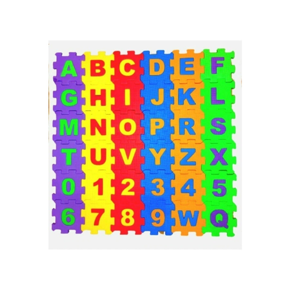 ZeDoBa 36 Parça Çocuk Oyun Karosu Eva Puzzle Yer Matı Harf Ve Sayılar Eğitici Oyun Halısı Mini Bebek Odası Halı Fiyatı