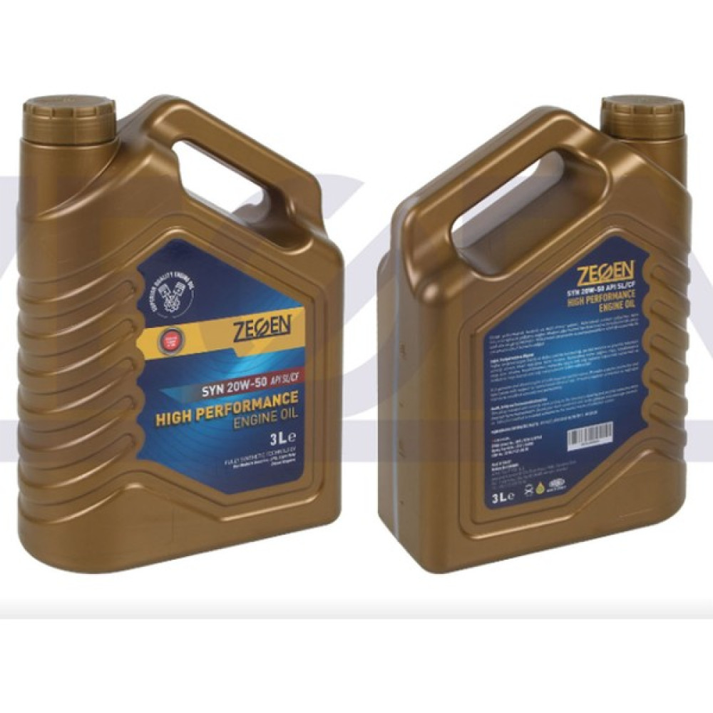 Zegen 20W-50 3 Litre Apı Sl/cf Motor Yağı ( Üretim Yılı: 2022 ) Motor Yağı Fiyatı