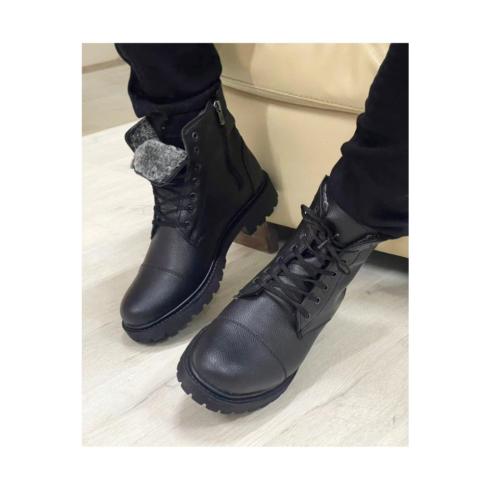 Zegeshoes Ünisex Kürklü Bot Fermuarlı&bağlı Soğuk&su Geçirmez Siyah Ünisex Kışlık Bot 43 Beden Kadın Botları Fiyatı