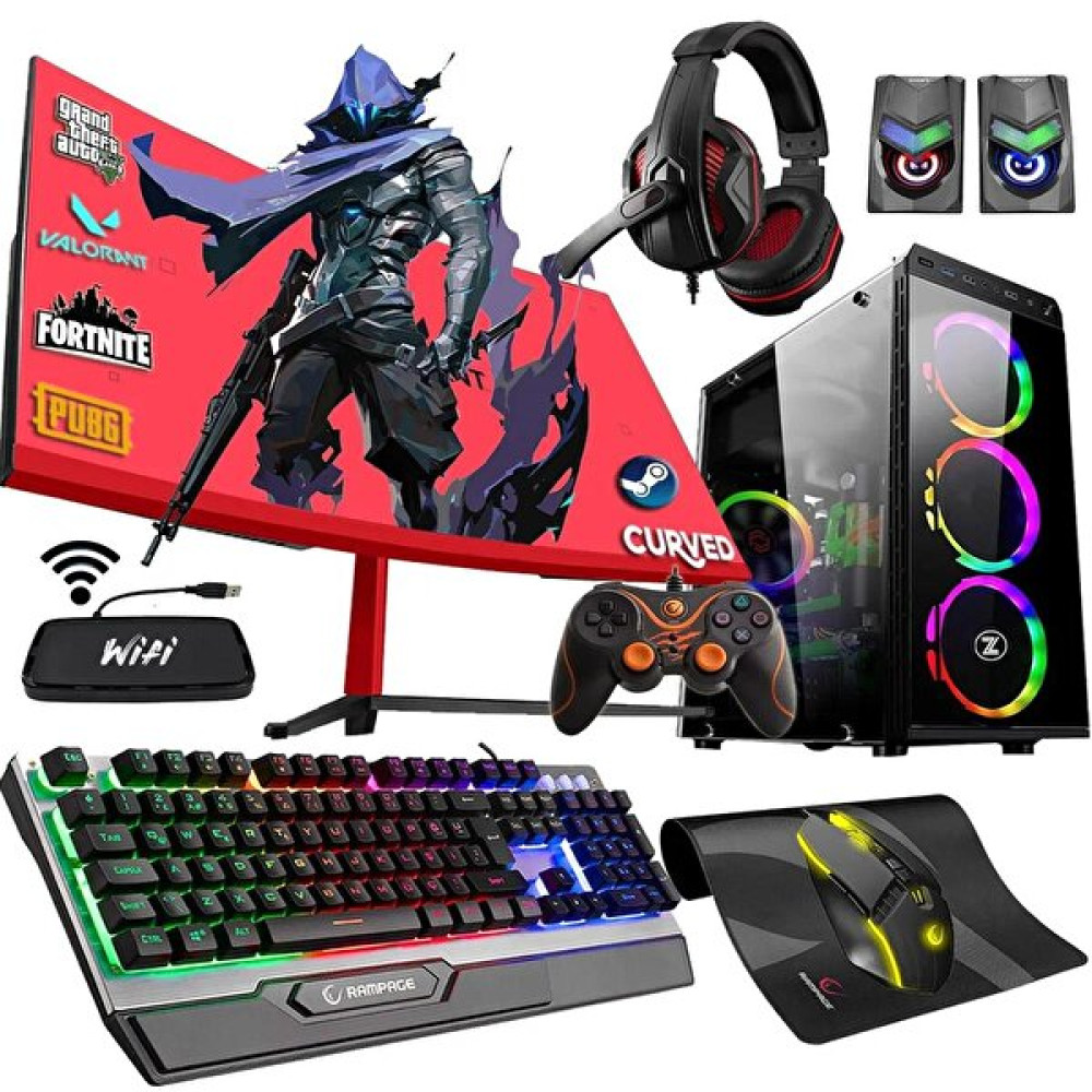 Zeiron Afx45 AMD Ryzen 5 3600 23.8" 32 GB RAM 256 GB SSD 500 GB HDD Rx550 FreeDOS Masaüstü Oyun Bilgisayarı Masaüstü Bilgisayar Fiyatı