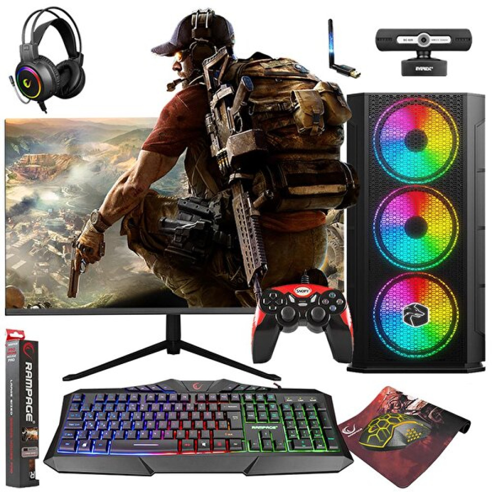 Zeiron Amx40 Ryzen 5 3600 24.8" 8 GB RAM 240 GB SSD 500 GB HDD 4 GB Rx550 FreeDOS Masaüstü Oyun Bilgisayarı Masaüstü Bilgisayar Fiyatı