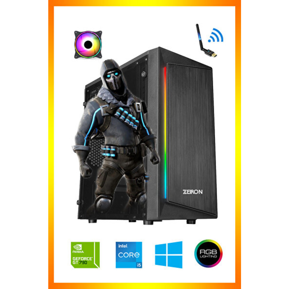Zeiron Dn85 Intel Core i5 4570 8 GB RAM 128 GB SSD 500 GB HHD GT 730 4 GB FreeDOS Masaüstü Oyun Bilgisayarı Masaüstü Bilgisayar Fiyatı