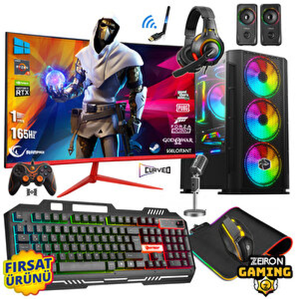 Zeiron Galaxy I5 10400f 16gb Ddr4 512gb Nvme M.2 Ssd Gtx1660 Super 24" 165hz Oyuncu Masaüstü Bilgisayar RAM Bellekler Fiyatı