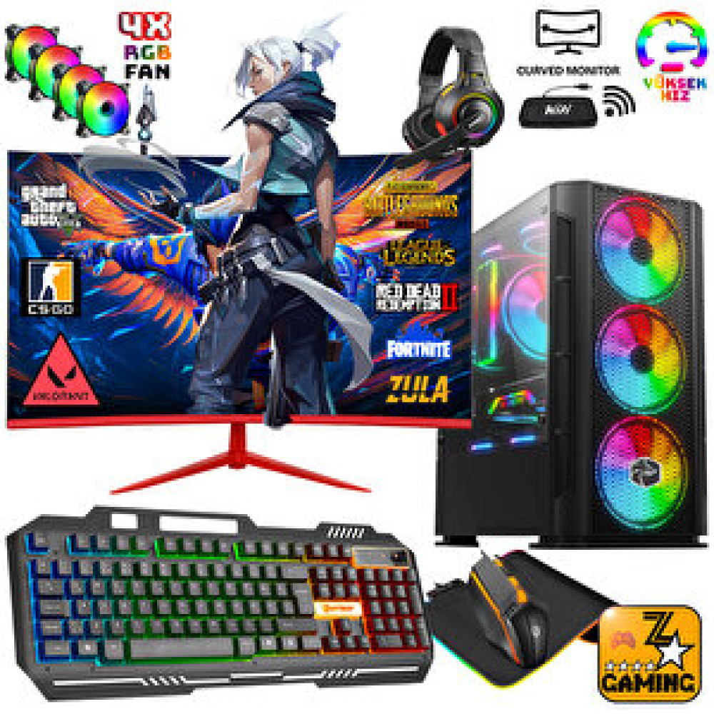 Zeiron Ironhide X30 Ryzen 5 3600 16gb Ram 512gb Ssd Rx580 8gb 24" 75hz Oyuncu Masaüstü Bilgisayar RAM Bellekler Fiyatı